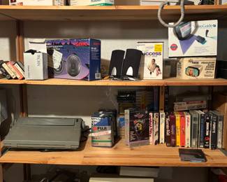 Vintage computer, various electronics