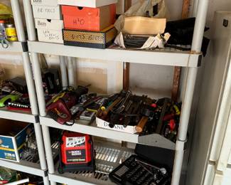 Tools, shelving