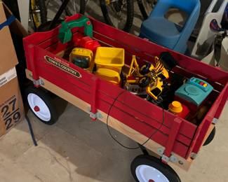 Kids toys and wagon