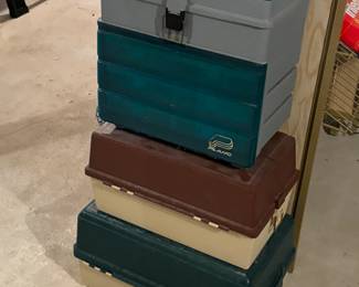 Fishing tackle boxes