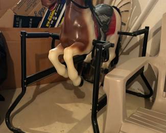 Vintage kids horse