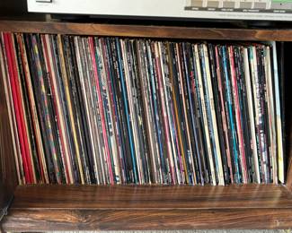Vinyl record collection