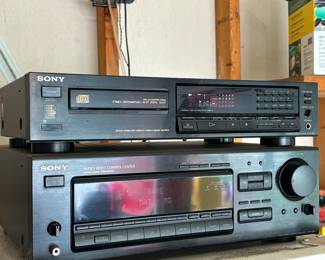 Sony receiver, Sony cd 