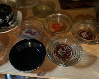 Vintage ashtrays