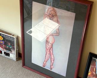 Framed nude