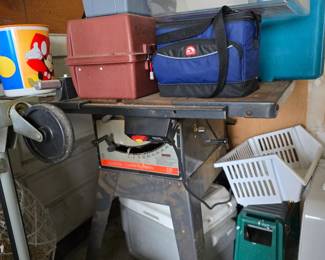 Saw and Containers, Coolers