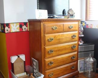 TV, Chest, Pictures and Frames, Lg Jug, Kerosene Light