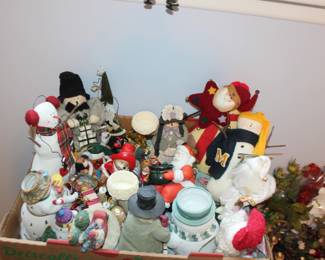 Snowmen, Ornaments, Christmas Items
