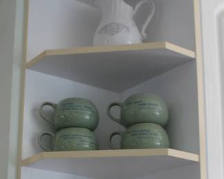 Soup Mugs, Ceramic Dog Pitcher