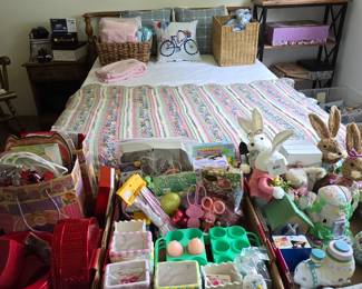 Easter and Afghan & Bed