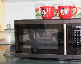 Hamilton Beach Microwave, Mickey Cups, Pedestal Cake Saver