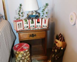 Ornaments, Candles, Lamp, Stocking Holder, More