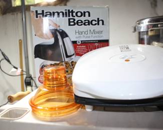 Hamilton Beach Mixer, Lean Fat Grill Machine