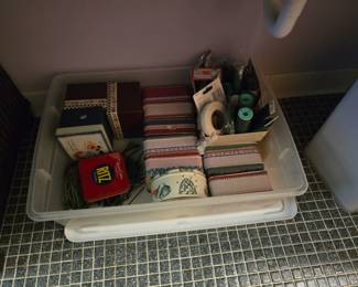 Tins and Office Items