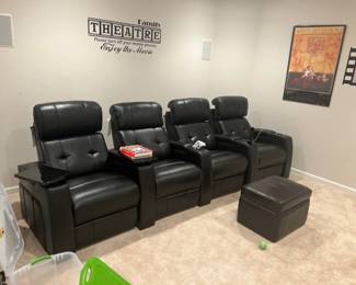 movie theater reclining vibrating chairs
