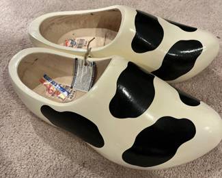 Wooden Cow Clogs