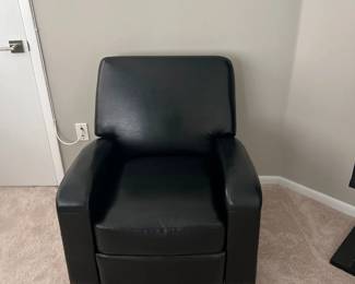 black club chair