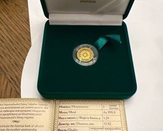 Ukraine 2008 Ancient History SCYTHIAN Godess Api Gold Coin