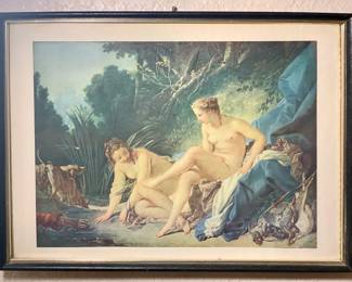 Nymphs vintage print