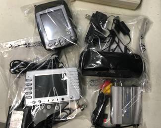 Force Portable Video Player-Recorder. 2.4 ghz wireless security. JBL speaker. Palm phone