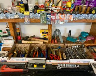 Screw drivers, wrenches, players etc...