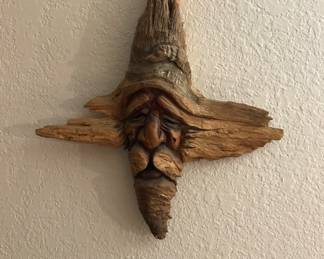 Spirit wood carving
