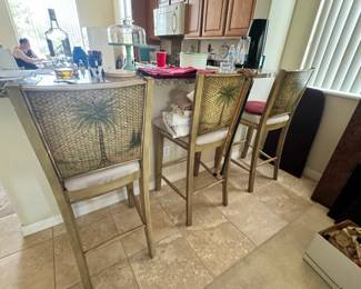 Tommy Bahama Stools...Was $250 (Set) NOW $150 for all 3