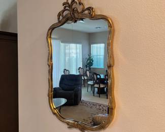 Vintage Gold Framed Mirror