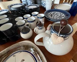 Beautiful Dansk China, Cups and Serving Pieces