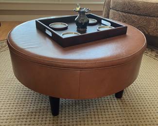 6	$80 	Round Ottoman/Coffee Table - Faux Leather
		  29" Diameter
