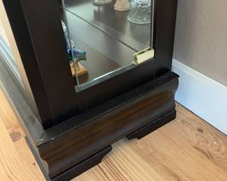 #1 - $200 -Curio Cabinet with Etched Glass-24W X 10 1/2D X 79H