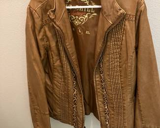 $50 	Big Chill Vintage Leather Jacket - L
