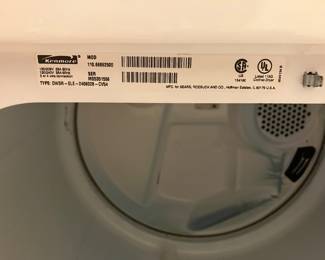 39	$250 Pair 	Kenmore Washer and Dryer
		  Washer:  70 Series
		  Dryer:  80 Series
