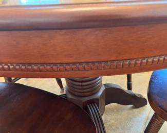 18	$195 	Round Dining Table and 4 Chairs
		  Table:  42 X 29H
		  Chairs:  18W X 16D X 38H
