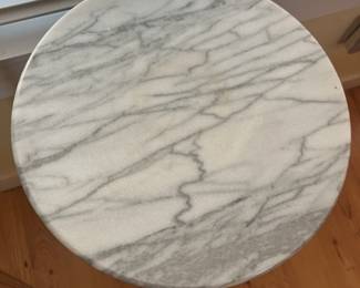 16	$38 	Round Marble Top Side Table
  		  14 X 27H

