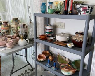 McCoy, MCM decor and stoneware pottery