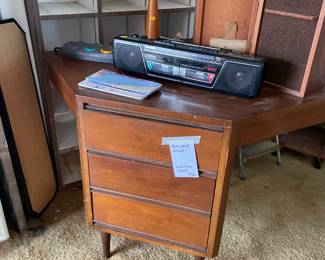 Mid Century corner cabinet