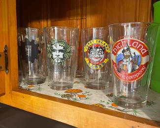 Pint glasses 