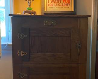 Vintage ice chest 
