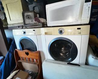 washer and dryer