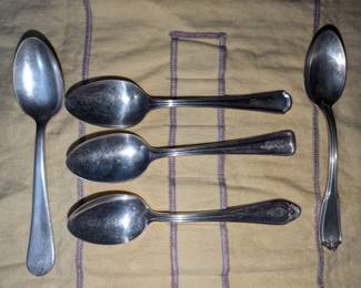 VINTAGE DINING SPOONS (WALGREEN CO., NEW YORK CENTRAL, WHITE CASTLE)