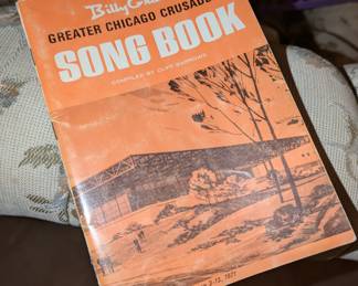 1971 BILLY GRAHAM CHICAGO CRUSADE SONG BOOK