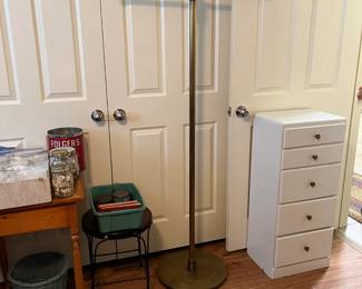 Solid BRASS heavy T bar rack 