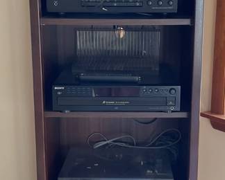 Entertainment cabinet.