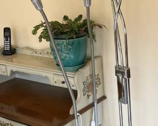 Floor lamps.