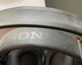 SONY Headphones on base.
