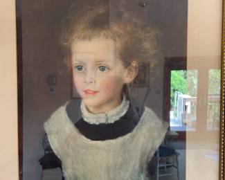 Auguste Renoir "Little Margot Berard" 1939 framed print Museum of Modern Art.