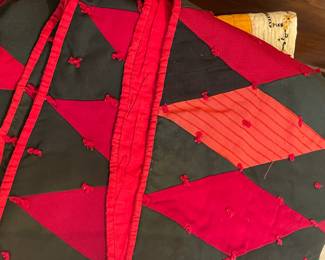 Handmade quilt.
