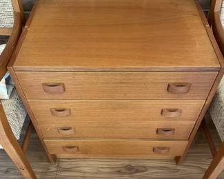 Vintage Swedish teak dresser.