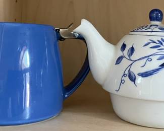 Teapots.